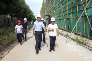 澧縣縣委書記王啟武等一行督導(dǎo)湖南萌恒項(xiàng)目建設(shè)