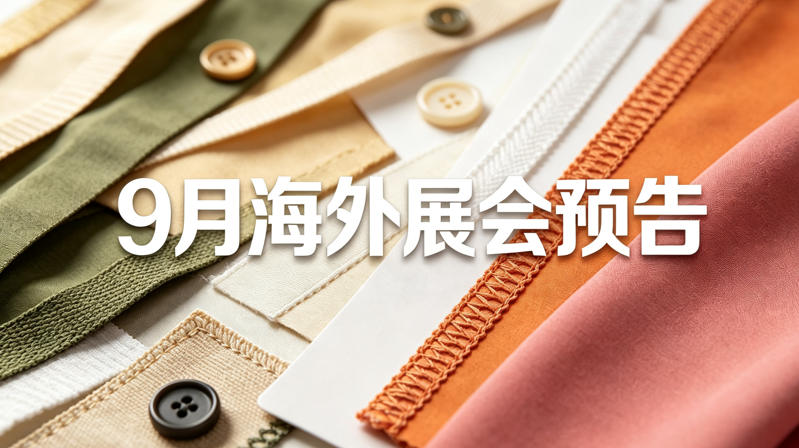 9月海外展會預告來襲